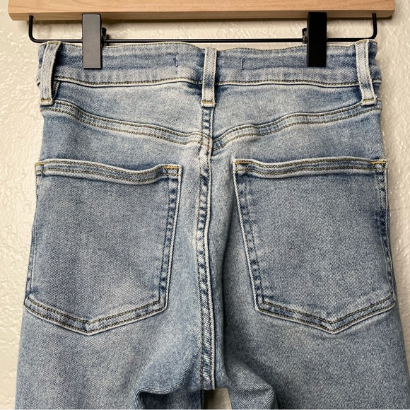 Free People We The Free Raw Hem High Rise Jeans Denim Jeggings Skinny - Picture 8 of 13